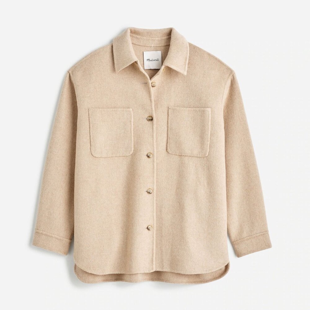 Madewell Double Faced Long Shirt Jacket - Picture 5 of 5